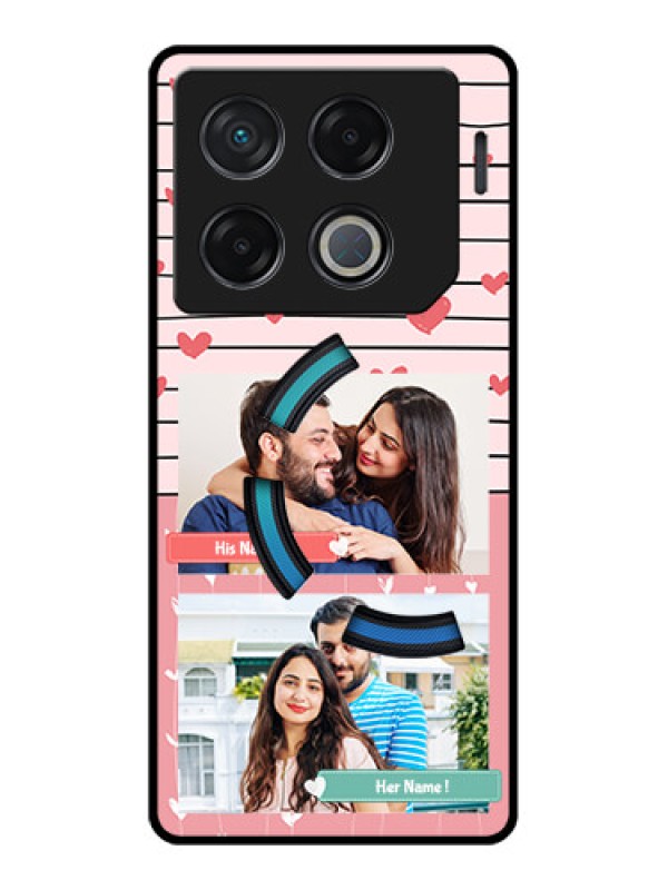 Custom Infinix Gt 20 Pro Custom Metal Phone CasePhoto With Heart Design