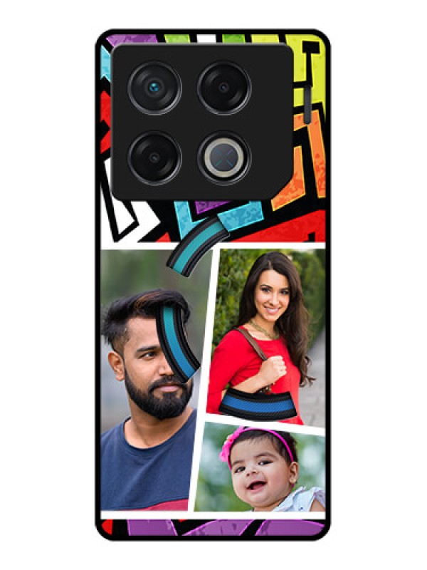 Custom Infinix Gt 20 Pro Custom Metal Phone CaseGraffiti Pattern Design