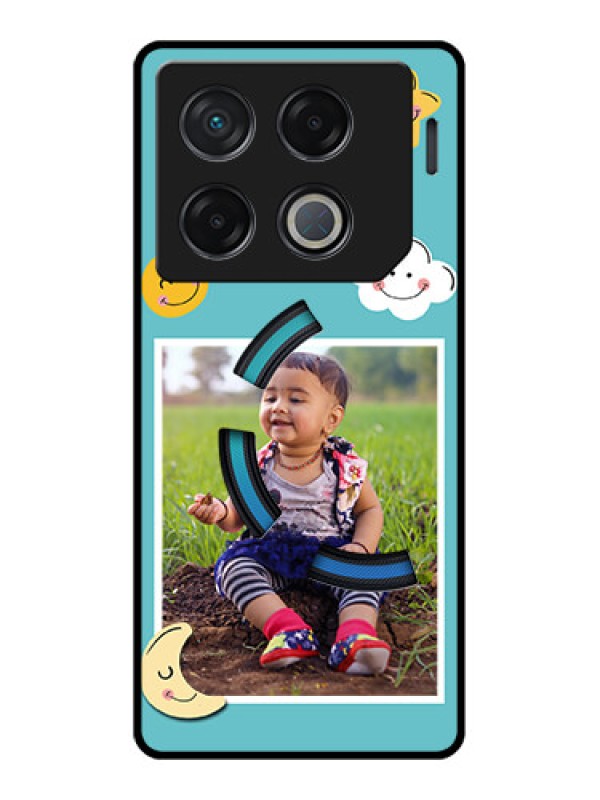 Custom Infinix Gt 20 Pro Custom Metal Phone CaseSmiley Kids Stars Design