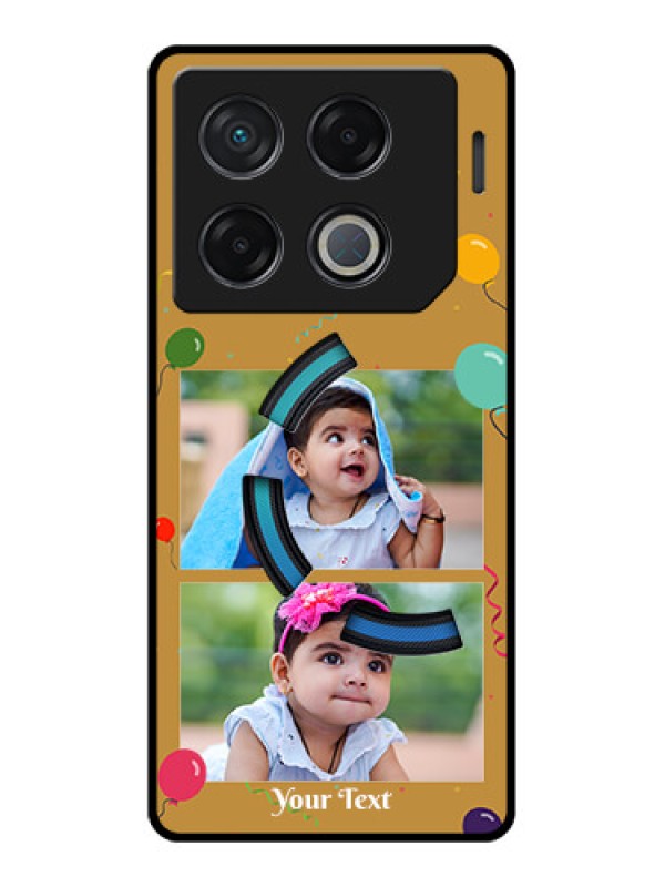 Custom Infinix Gt 20 Pro Custom Metal Phone CaseImage Holder With Birthday Celebrations Design