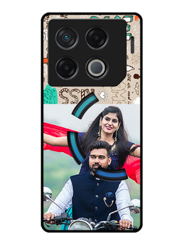 Custom Infinix Gt 20 Pro Custom Metal Phone CaseLove Doodle Pattern