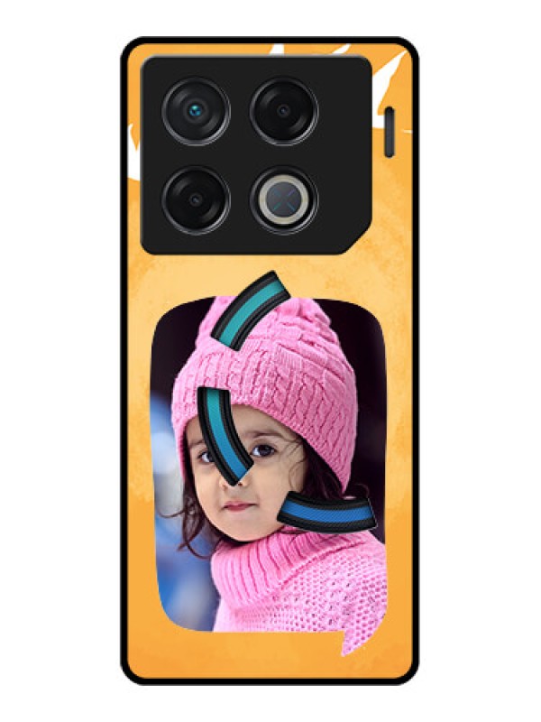 Custom Infinix Gt 20 Pro Custom Metal Phone CaseWater Color Design With Bird Icons