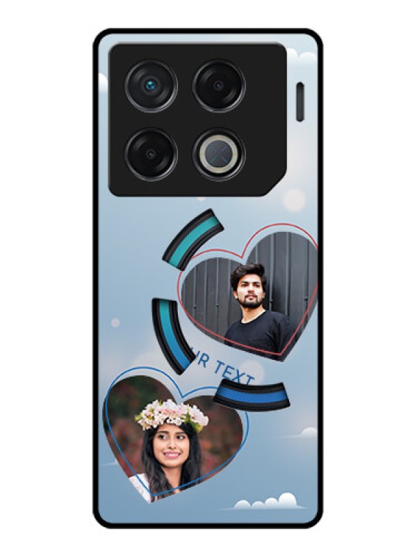 Custom Infinix Gt 20 Pro Custom Metal Phone CaseBlue Color Couple Design