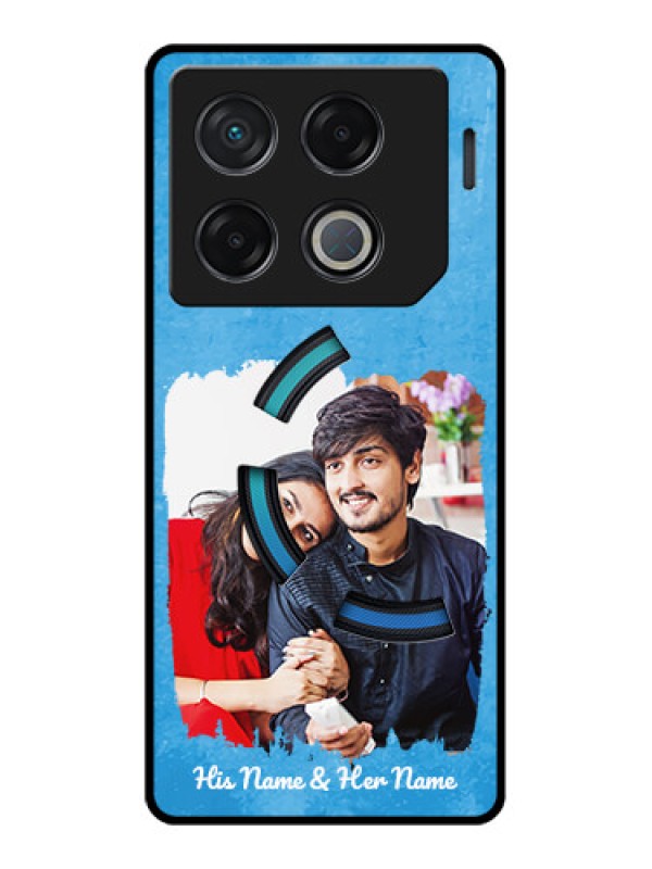 Custom Infinix Gt 20 Pro Custom Metal Phone CaseBlue Color Vintage Design