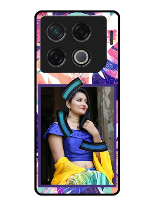 Custom Infinix Gt 20 Pro Custom Metal Phone CaseAbstract Floral Design