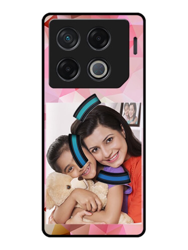 Custom Infinix Gt 20 Pro Custom Metal Phone CaseAbstract Triangle Design