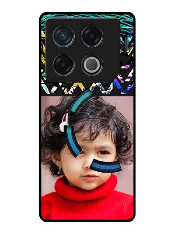 Custom Infinix Gt 20 Pro Custom Metal Phone CaseNeon Abstract Design