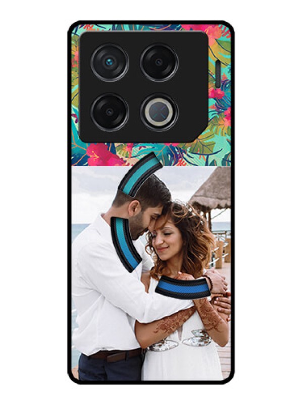 Custom Infinix Gt 20 Pro Custom Metal Phone CaseWatercolor Floral Design