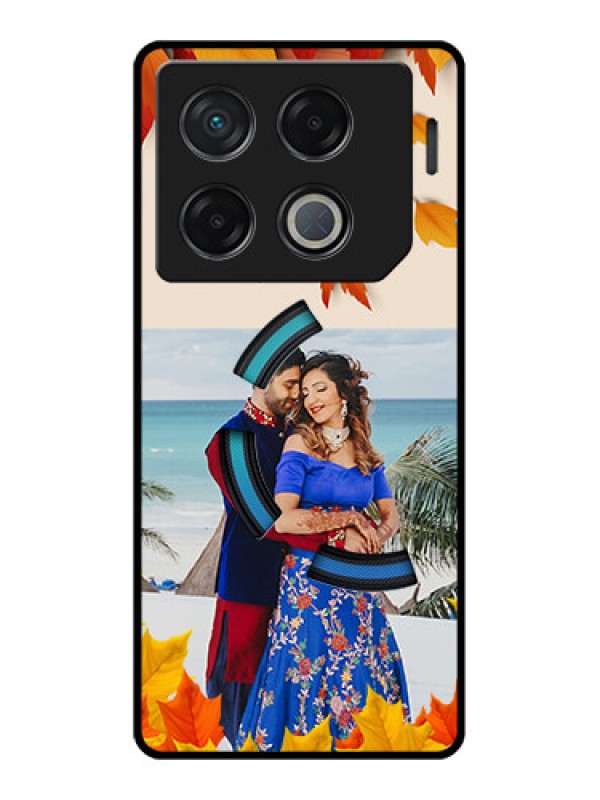 Custom Infinix Gt 20 Pro Custom Metal Phone CaseAutumn Maple Leaves Design