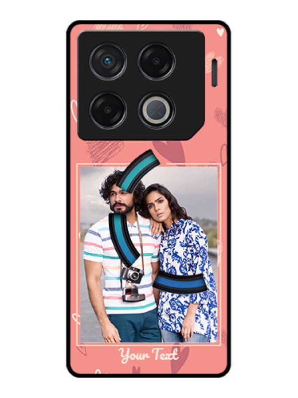 Custom Infinix Gt 20 Pro Custom Metal Phone CaseLove Doodle Art Design