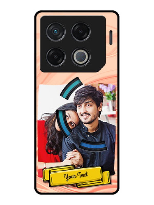 Custom Infinix Gt 20 Pro Custom Metal Phone CaseMarble Texture Design