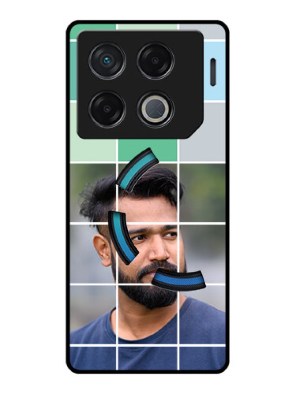 Custom Infinix Gt 20 Pro Custom Metal Phone CaseWith White Box Pattern