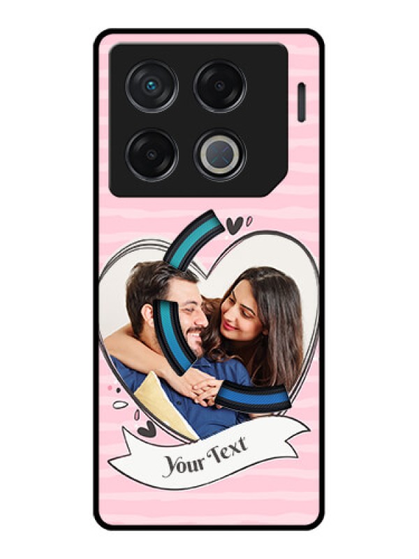 Custom Infinix Gt 20 Pro Custom Metal Phone CaseVintage Heart Design