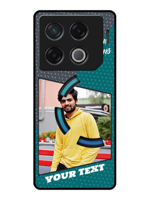 Custom Infinix Gt 20 Pro Custom Metal Phone CaseBackground Pattern Design With Quote