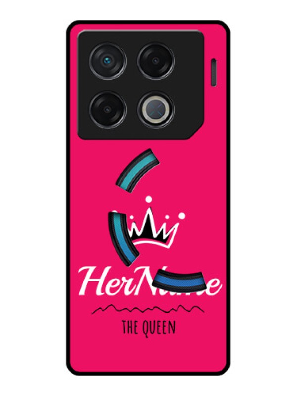 Custom Infinix Gt 20 Pro Custom Metal Phone CaseQueen With Name Design