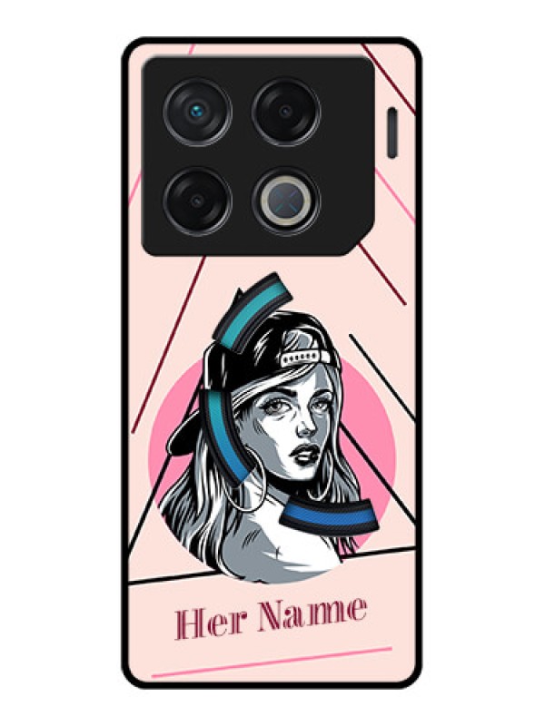 Custom Infinix Gt 20 Pro Custom Metal Phone CaseRockstar Girl Design