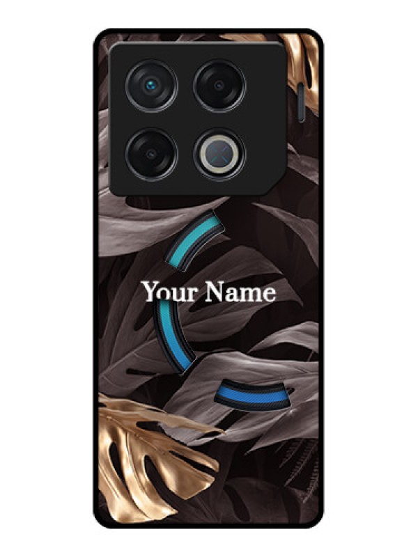 Custom Infinix Gt 20 Pro Custom Metal Phone CaseWild Leaves Digital Paint Design