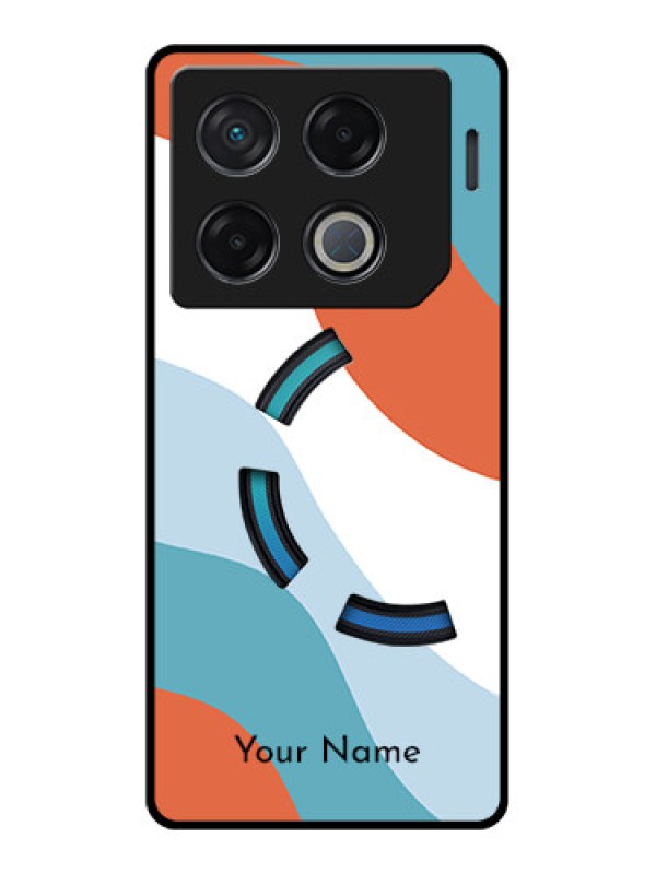 Custom Infinix Gt 20 Pro Custom Metal Phone CaseColoured Waves Design