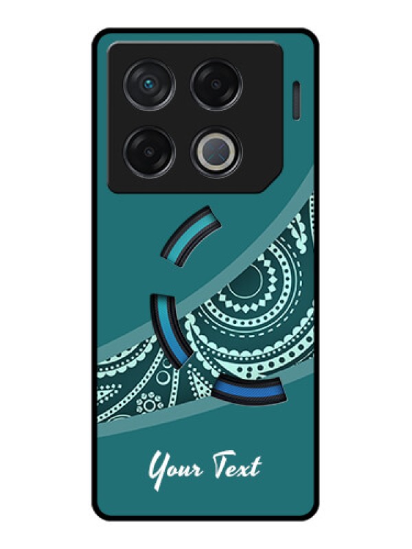 Custom Infinix Gt 20 Pro Custom Metal Phone CaseSemi Visible Floral Design