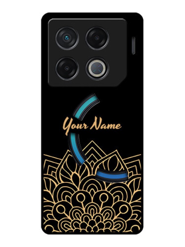 Custom Infinix Gt 20 Pro Custom Metal Phone CaseGolden Mandala Design
