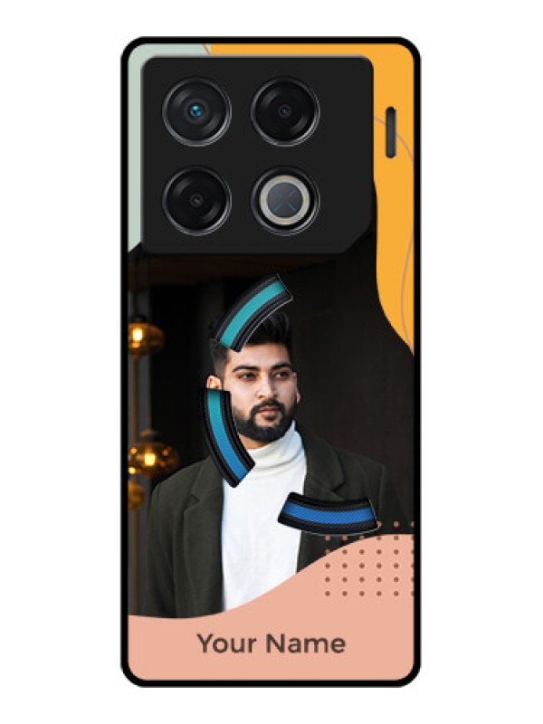 Custom Infinix Gt 20 Pro Custom Metal Phone CaseTri - Coloured Overlay Design