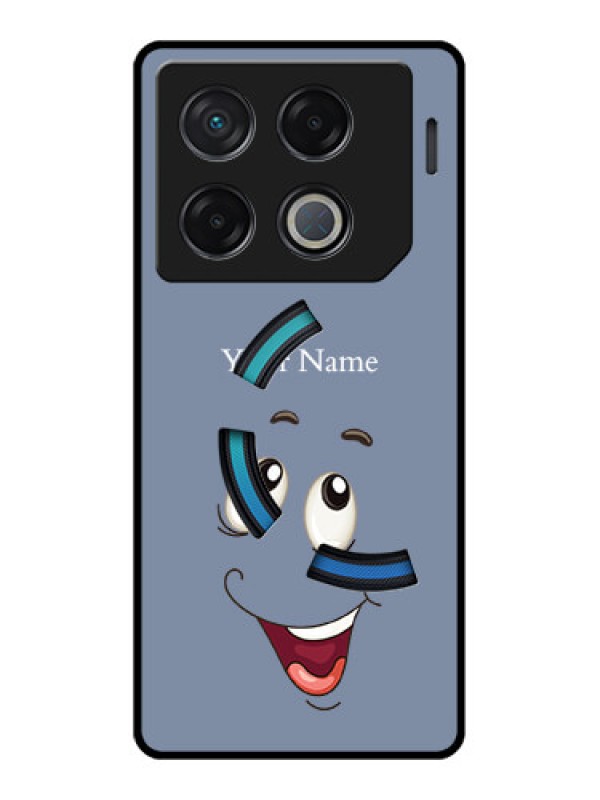 Custom Infinix Gt 20 Pro Custom Metal Phone CaseLaughing Cartoon Face Design