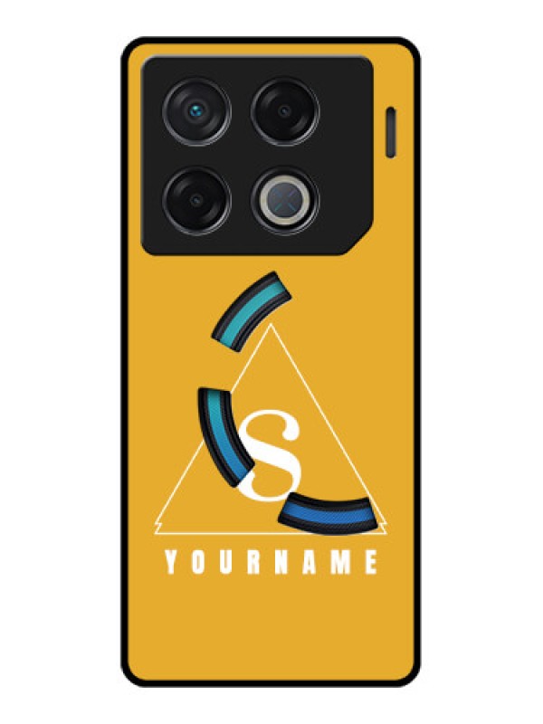 Custom Infinix Gt 20 Pro Custom Metal Phone CaseSimple Triangle Design