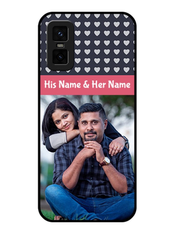 Custom infinix-gt-30-pro-5g Custom Metal Phone Case - Love Symbols Design