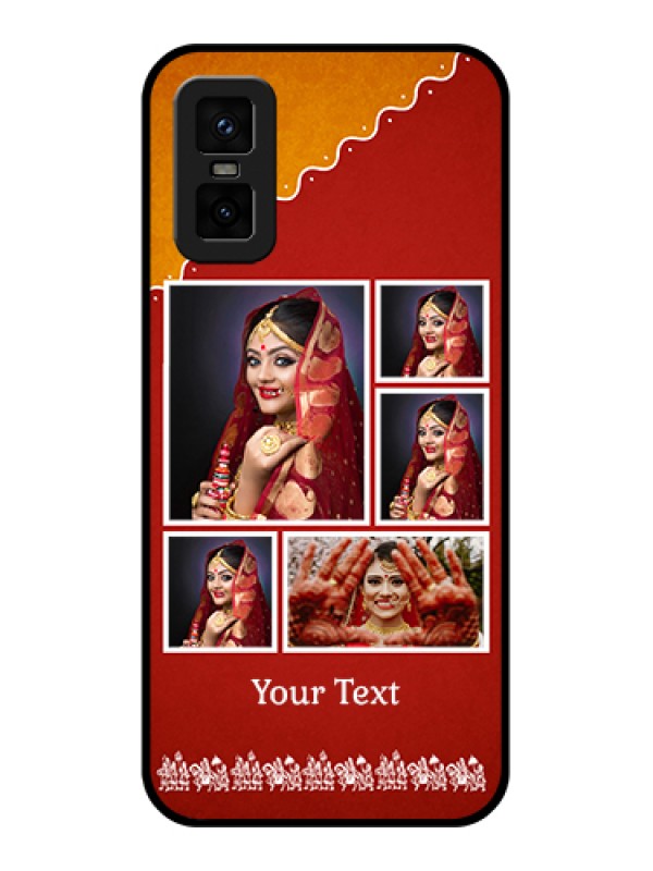 Custom infinix-gt-30-pro-5g Custom Metal Phone Case - Wedding Pic Upload Design