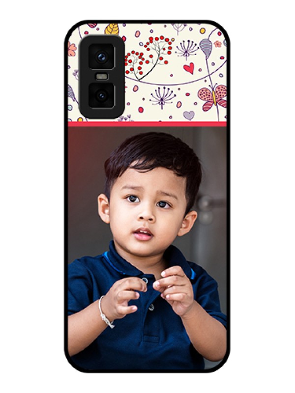 Custom infinix-gt-30-pro-5g Custom Metal Phone Case - Premium Floral Design