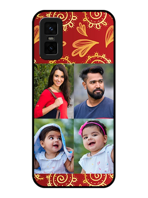 Custom infinix-gt-30-pro-5g Custom Metal Phone Case - 4 Image Traditional Design