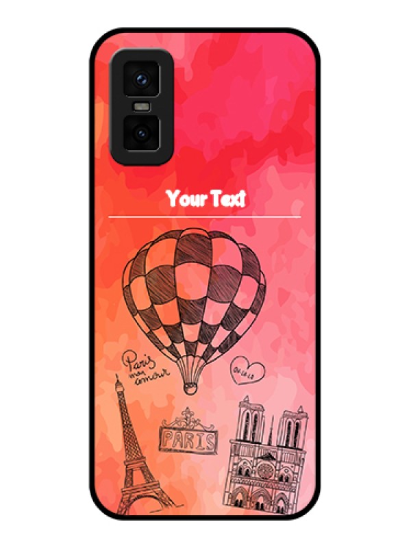 Custom infinix-gt-30-pro-5g Custom Metal Phone Case - Paris Theme Design
