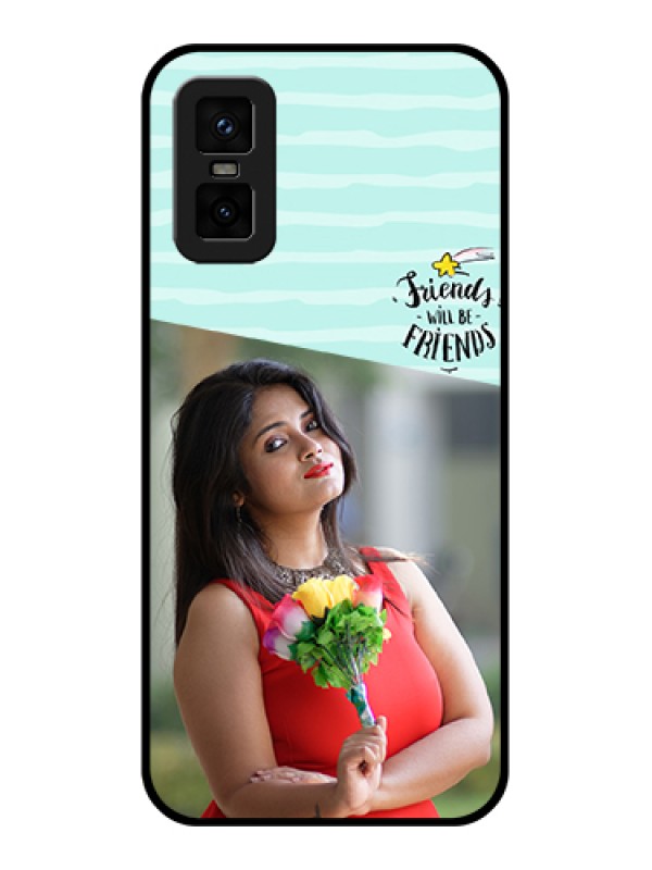 Custom infinix-gt-30-pro-5g Custom Metal Phone Case - Friends Picture Icon Design