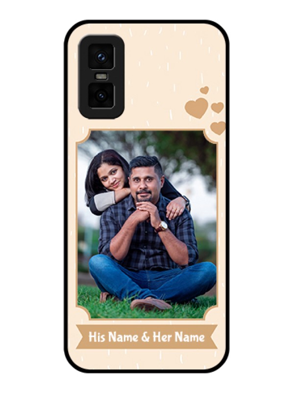 Custom infinix-gt-30-pro-5g Custom Metal Phone Case - With Confetti Love Design