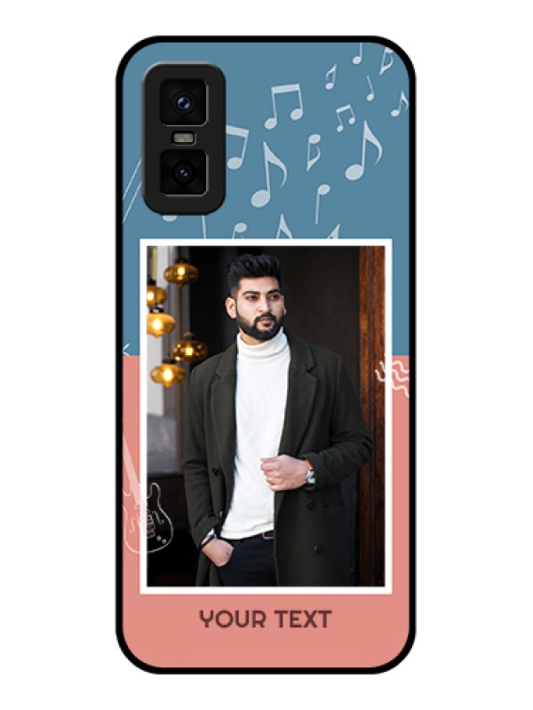 Custom infinix-gt-30-pro-5g Custom Metal Phone Case - With Color Musical Note Design