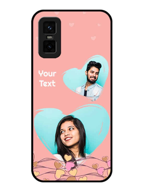 Custom infinix-gt-30-pro-5g Custom Metal Phone Case - Love Doodle Design