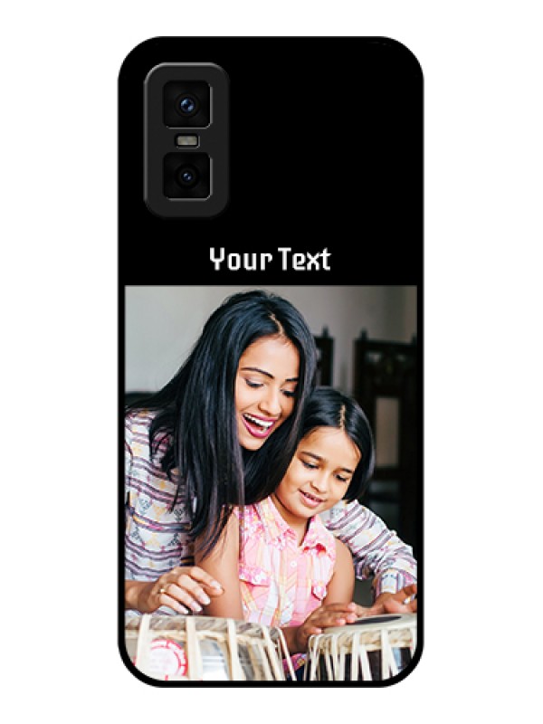 Custom infinix-gt-30-pro-5g Custom Metal Phone Case - Photo With Name Design