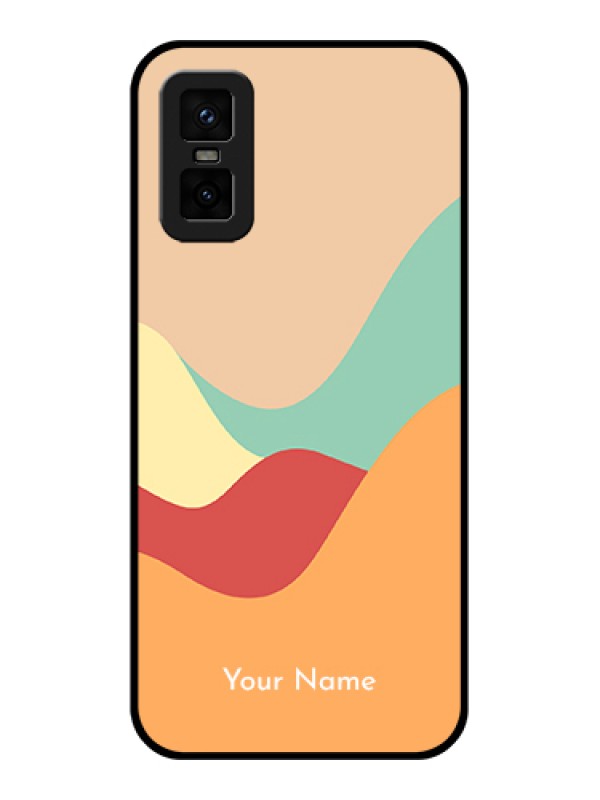 Custom infinix-gt-30-pro-5g Custom Metal Phone Case - Ocean Waves Multi - Colour Design