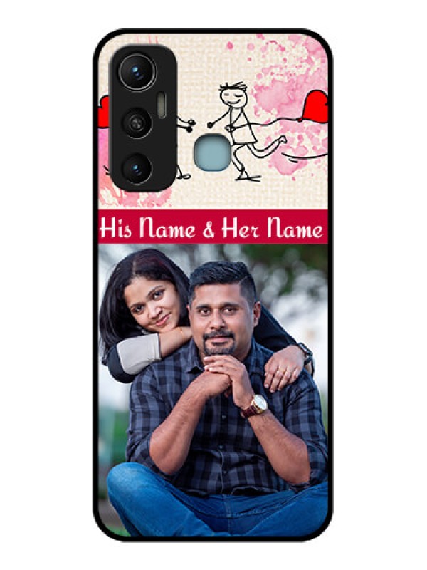 Custom Infinix Hot 11 Custom Metal Phone CaseYou And Me Case Design