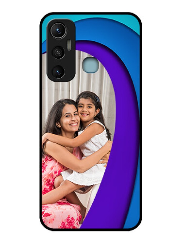 Custom Infinix Hot 11 Custom Metal Phone CaseSimple Pattern Design