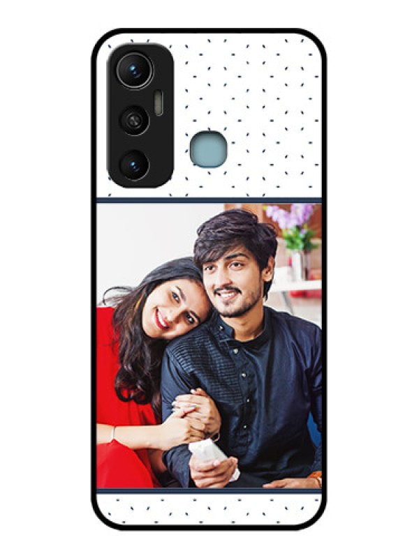 Custom Infinix Hot 11 Custom Metal Phone CasePremium Dot Design