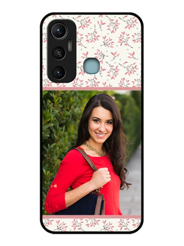 Custom Infinix Hot 11 Custom Metal Phone CaseStunning Floral Design