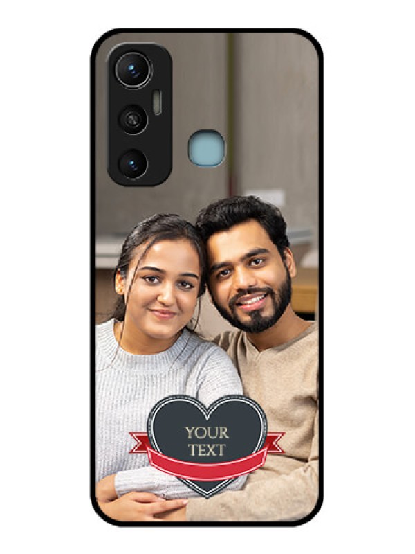 Custom Infinix Hot 11 Custom Metal Phone CaseJust Married Couple Design