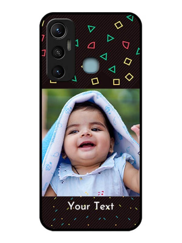 Custom Infinix Hot 11 Custom Metal Phone CaseWith Confetti Birthday Design