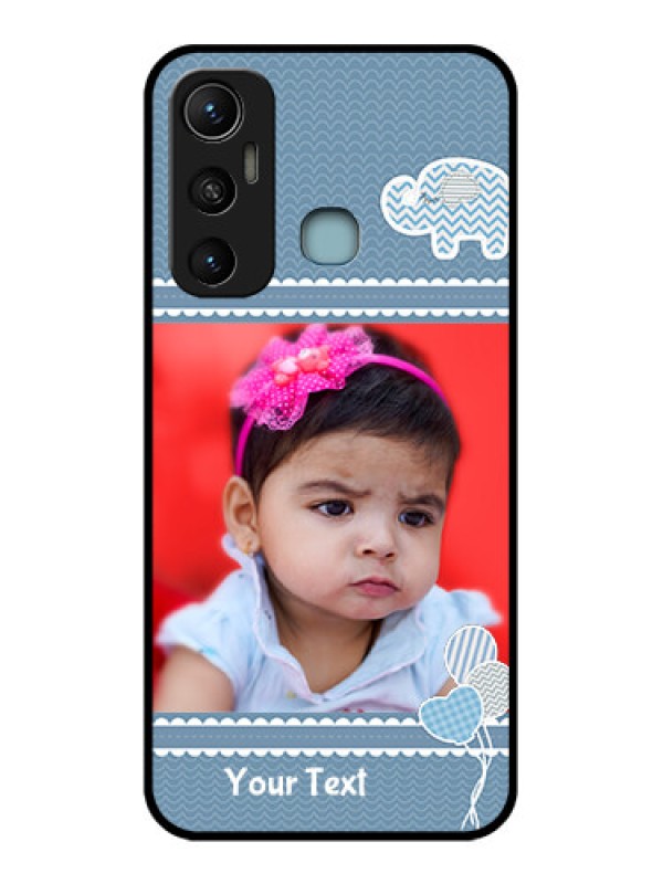 Custom Infinix Hot 11 Custom Metal Phone CaseWith Kids Pattern Design