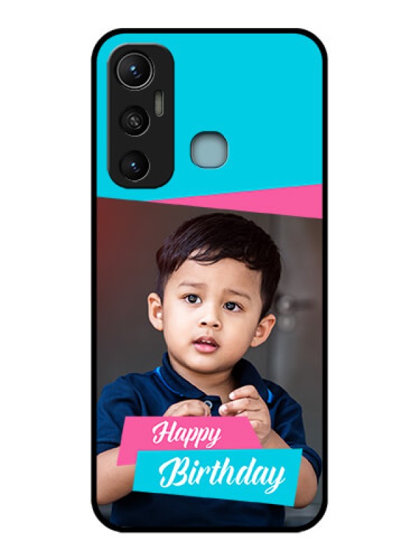 Custom Infinix Hot 11 Custom Metal Phone CaseImage Holder With 2 Color Design