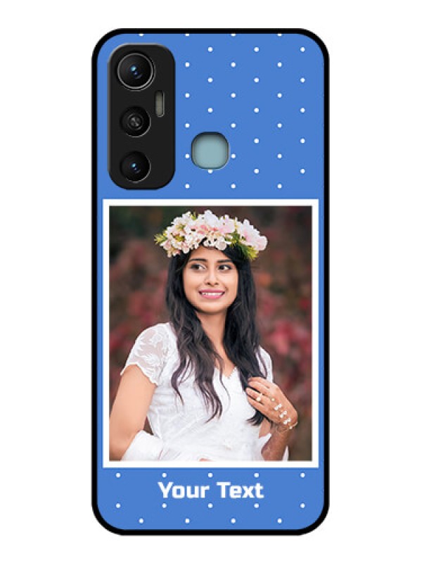 Custom Infinix Hot 11 Custom Metal Phone CasePolka Dots Design