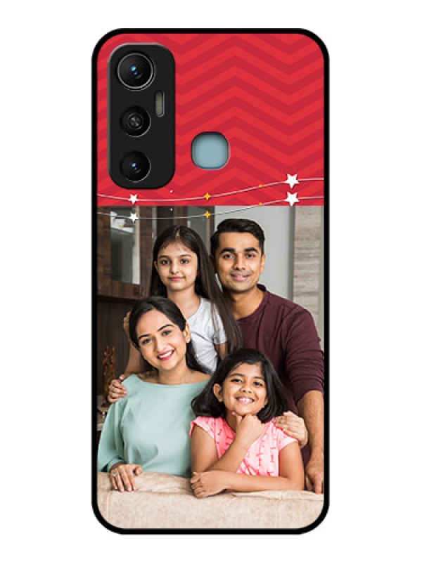 Custom Infinix Hot 11 Custom Metal Phone CaseHappy Family Design