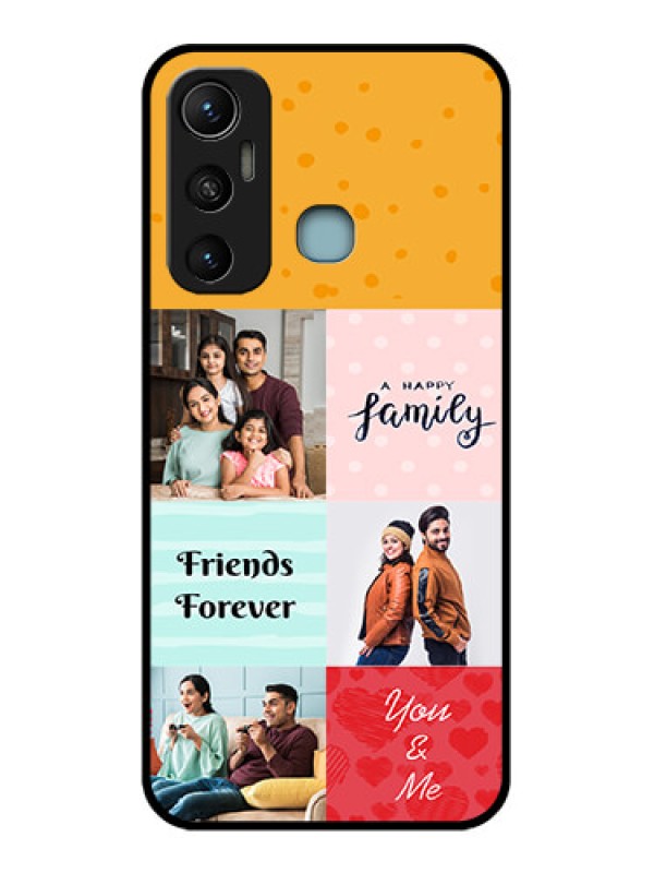 Custom Infinix Hot 11 Custom Metal Phone CaseImages With Quotes Design