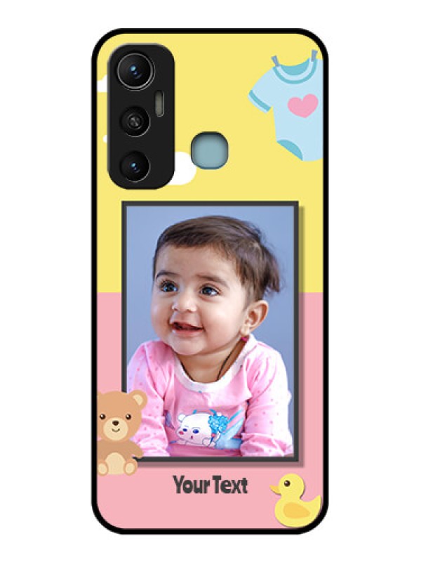 Custom Infinix Hot 11 Custom Metal Phone CaseKids 2 Color Design